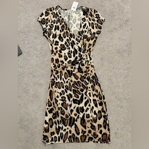 Cache cheetah print dress